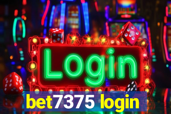 bet7375 login